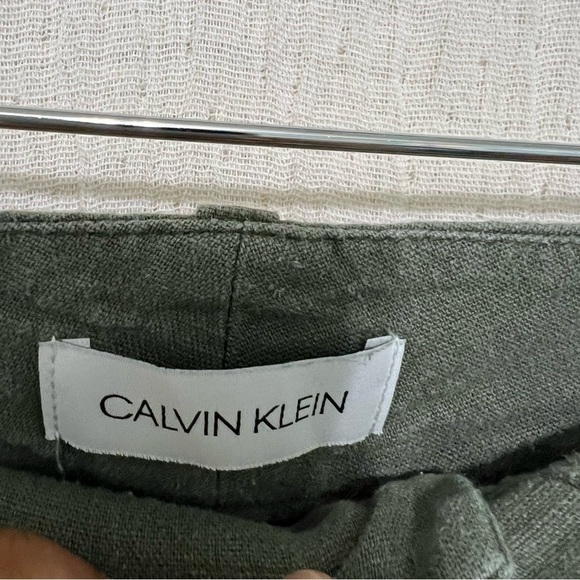 Calvin Klein linen shorts size 2 - Picture 5 of 6